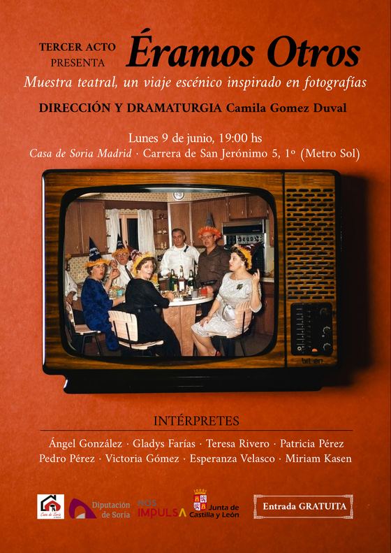 Cartel de la muestra Éramos Otros